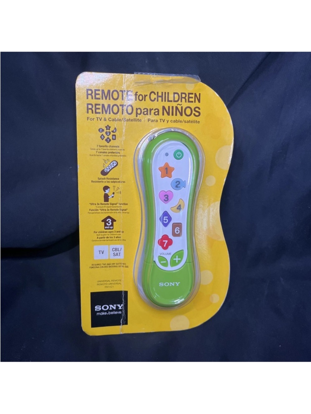 Genuine Original Sony Kids Remote RM-KZ1 Green For Children Unopened